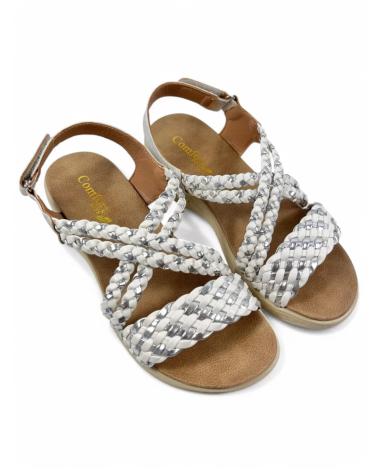 Sandali per Donna TIMBOS SANDALIA CUNA COMODA MUJER 131279 BLANCO