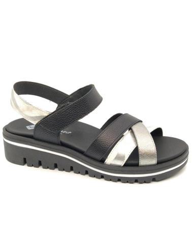 Sandali per Donna PIESANTO SANDALIA 240784 - ACERO NEGRO