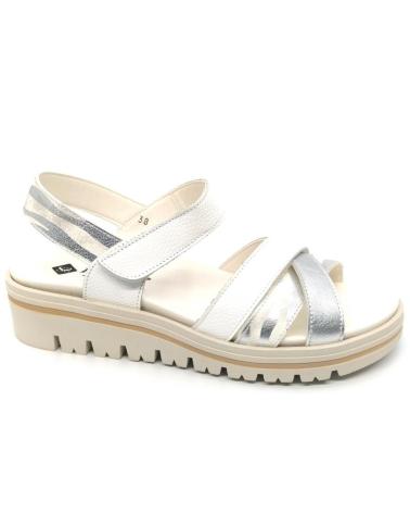 Sandali per Donna PIESANTO SANDALIA 240784 - PLATA BLANCO