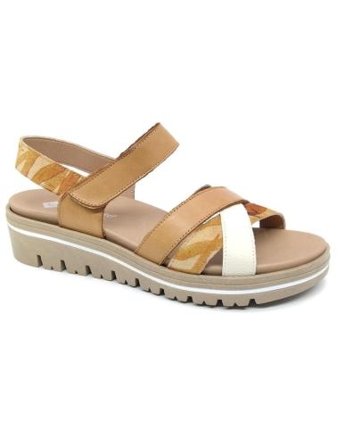 Sandali per Donna PIESANTO SANDALIA 220784 CAMEL MARRóN