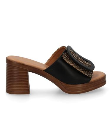 Escarpins pour Femme PUNTOSALAO ZUECOS DE TACON COMODO HEBILLA COLOR NEGRO VR5-1610 VARIOS COLORES