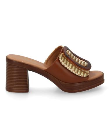 Shuhe-Ferse-De-Mujer-PUNTOSALAO-ZUECOS-DE-TACON-COMODO-HEBILLA-COLOR-CAMEL-VR5-1610-VARIOS-COLORES