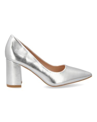 Décolleté-De-Mujer-PUNTOSALAO-ZAPATOS-PLATEADOS-DE-TACON-COMODO-ESTILO-SALON-Y-PUNTA-FINA-VARIOS-COLORES