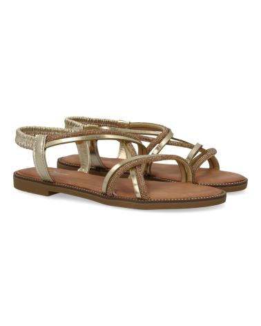 Sandalen für Damen PUNTOSALAO SANDALIAS PLANAS COMODAS MUJER TIRAS DORADAS TF2509 VARIOS COLORES