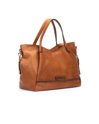 BOLSA TOTE TIRACOLO EM COURO PIKOLINOS ARES WHA MARROM PARA MULHER MARRóN