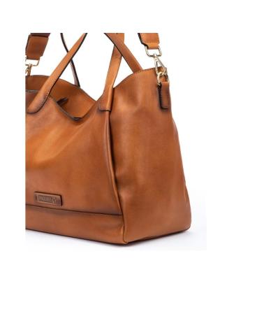 BOLSA TOTE TIRACOLO EM COURO PIKOLINOS ARES WHA MARROM PARA MULHER MARRóN