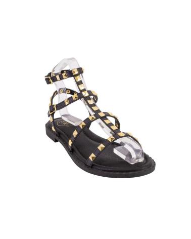 Sandali per Donna THE HAPPY MONK MENORCA012 SANDALIAS DE MUJER PIEL NEGRO