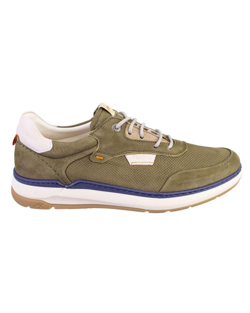 Man Trainers FLUCHOS F2210 ZAPATILLAS CASUAL DE HOMBRE NOBUK KAKI