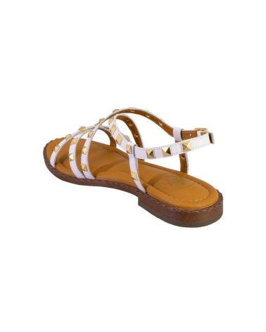Woman Sandals THE HAPPY MONK MENORCA013 SANDALIAS DE MUJER PIEL BLANCO