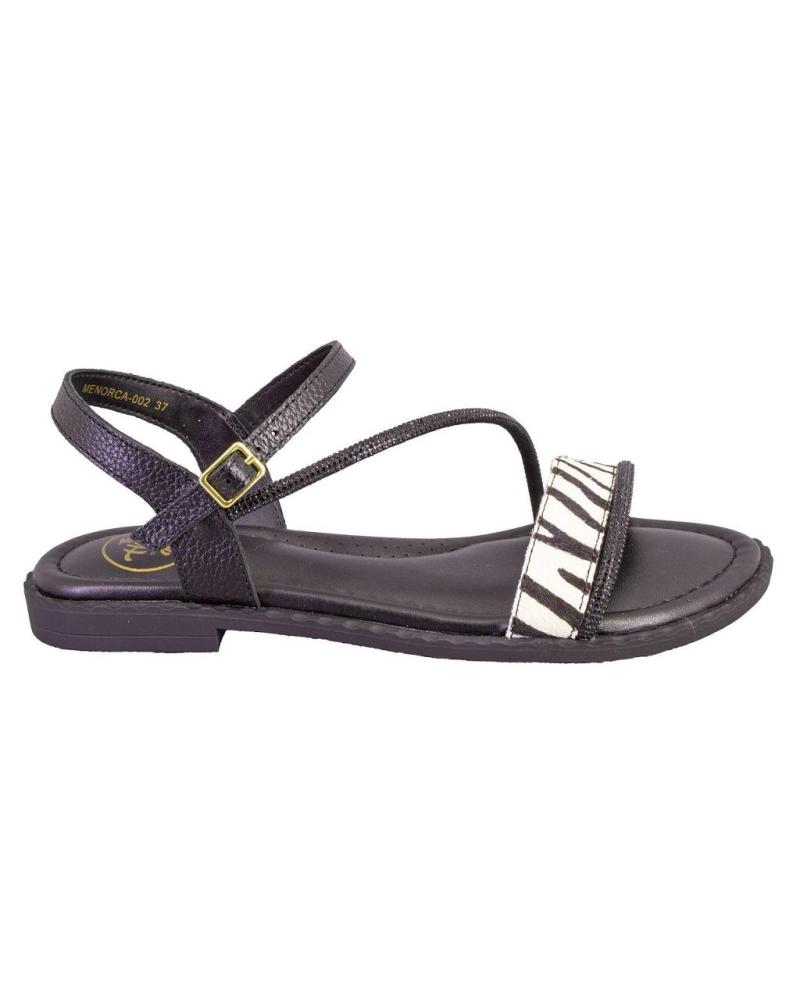Woman Sandals THE HAPPY MONK MENORCA002 SANDALIAS DE MUJER PIEL CEBRA