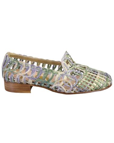 Woman Mocasines NIVAL 1577 MOCASINES DE MUJER PLATINO AZUL