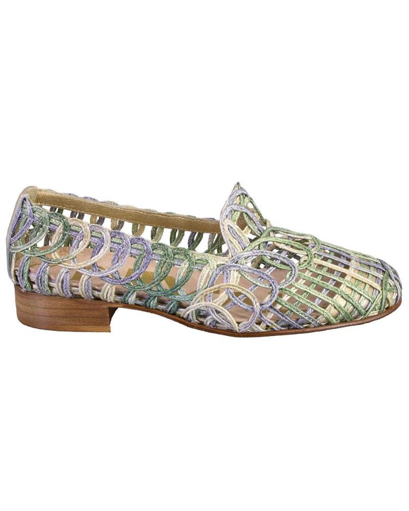 Woman Mocasines NIVAL 1577 MOCASINES DE MUJER PLATINO AZUL