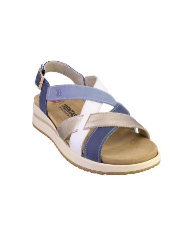 Sandalen für Damen TREINTAS 4342 SANDALIAS DE MUJER PIEL AZUL