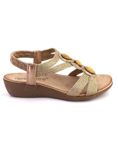 Sandali per Donna AMARPIES 26620 SANDALIAS DE MUJER BRONCE