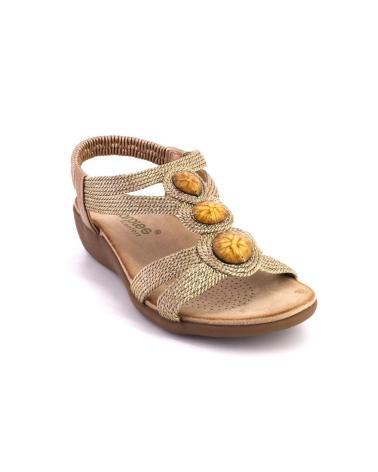Sandali per Donna AMARPIES 26620 SANDALIAS DE MUJER BRONCE