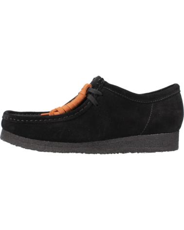 Nauticos-De-Hombre-CLARKS-INFORMALES-HOMBRE-MODELO-WALLABEE-COLOR-NEGRO-BLACK