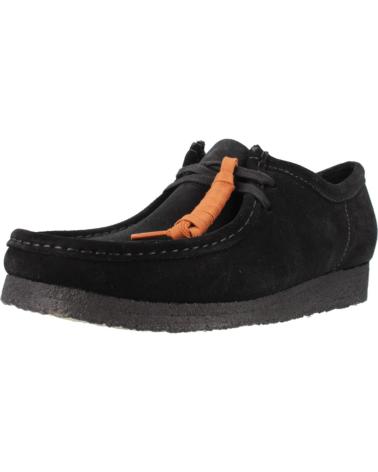 Nauticos-De-Hombre-CLARKS-INFORMALES-HOMBRE-MODELO-WALLABEE-COLOR-NEGRO-BLACK