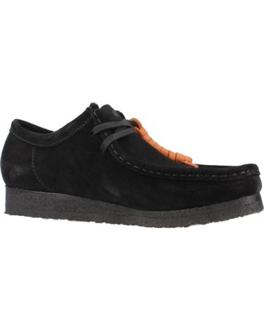 Nauticos-De-Hombre-CLARKS-INFORMALES-HOMBRE-MODELO-WALLABEE-COLOR-NEGRO-BLACK