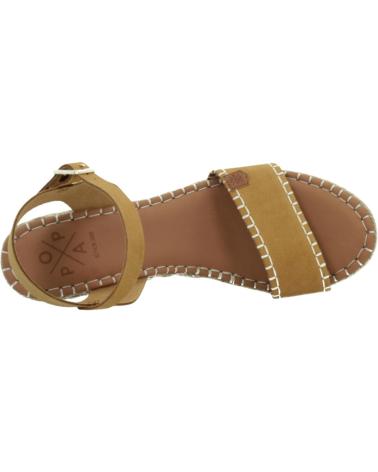Sandálias de Mulher POPA SANDALIAS MUJER MODELO BANDON COLOR MARRON CUERO