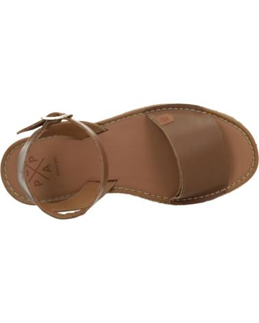 Sandalias de Mujer POPA SANDALIAS MUJER MODELO KALAMIS COLOR MARRON CUERO