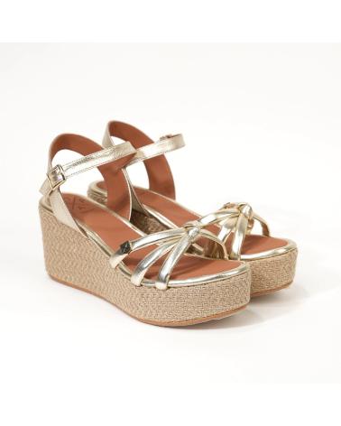 Woman Sandals POPA CUNAS 051 TAMPA LAMINADO METAL