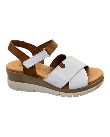 Woman Sandals EVA FRUTOS SANDALIA 5484 CUERO DIANA BLANCO VARIOS COLORES