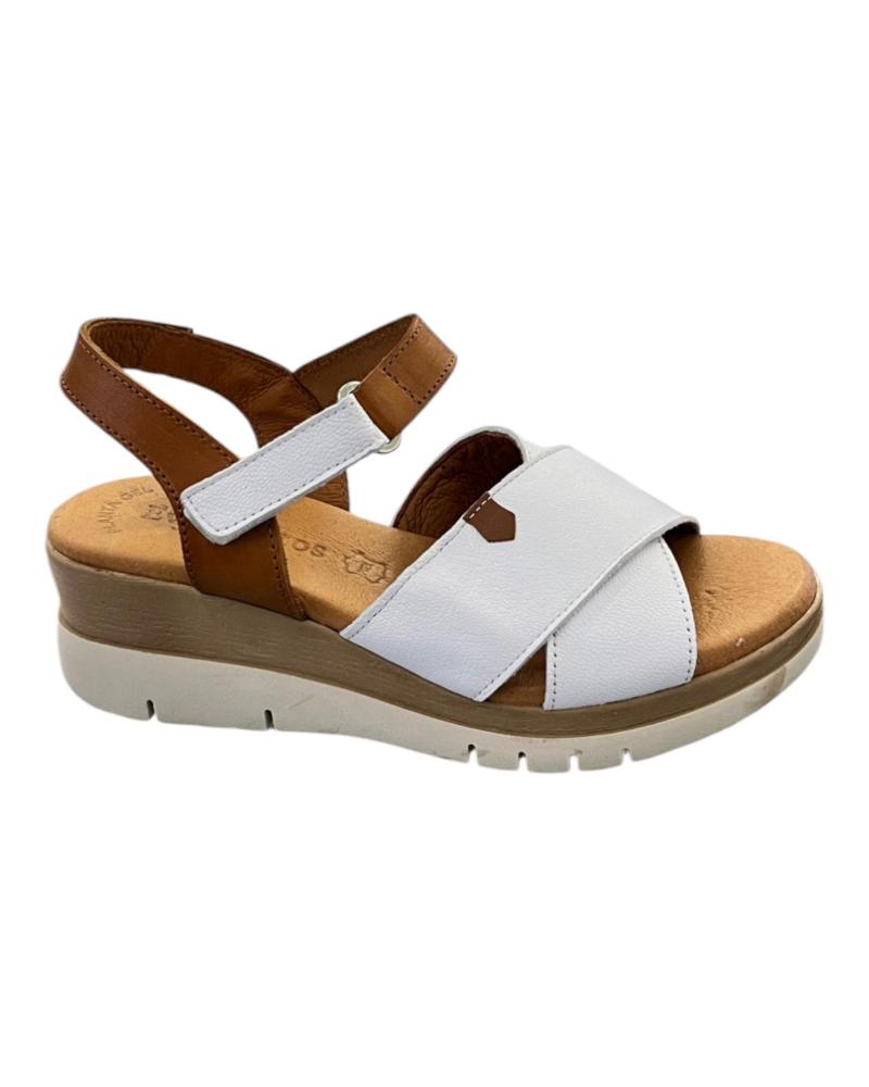 Woman Sandals EVA FRUTOS SANDALIA 5484 CUERO DIANA BLANCO VARIOS COLORES