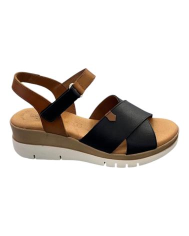 Woman Sandals EVA FRUTOS SANDALIA 5484 CUERO DIANA NEGRO VARIOS COLORES