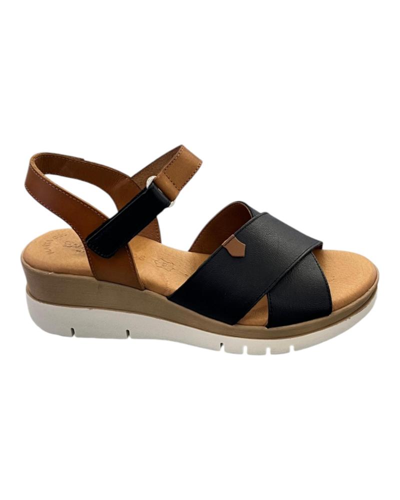 Woman Sandals EVA FRUTOS SANDALIA 5484 CUERO DIANA NEGRO VARIOS COLORES