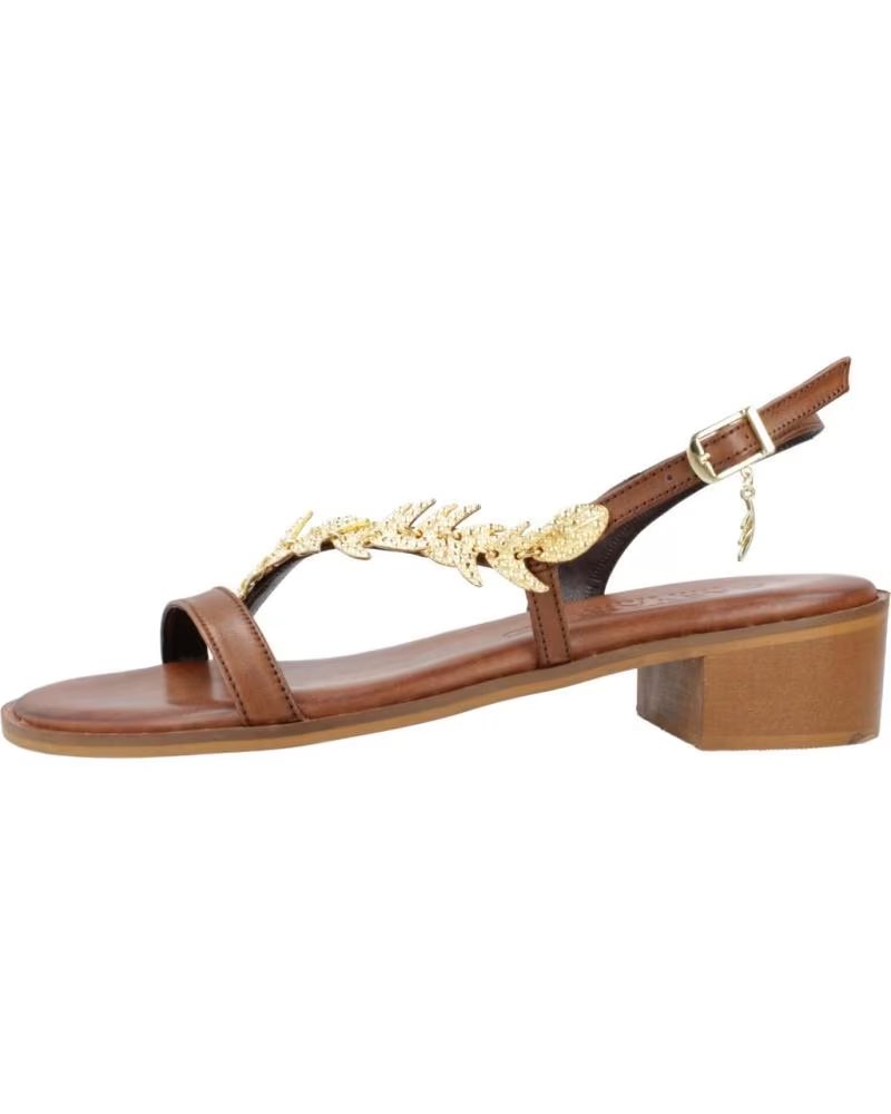 CARYATIS SANDALIAS MUJER MODELO 662609C COLOR MARRON BRWNGLD