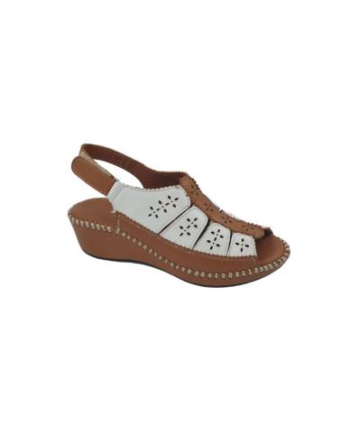 Sandales pour Femme 48 HORAS SANDALIA MUJER 48HRS CUNA VARIOS 314004 CUERO-BLANCO