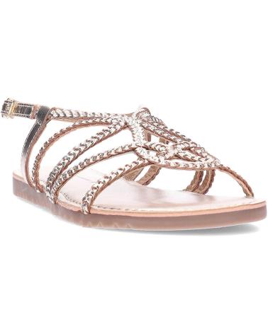 Sandalias-De-Mujer-GIOSEPPO-SANDALIAS-PLANAS-DE-PIEL-CON-TRENZADO-PLATINO