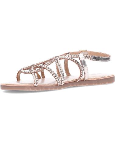 Sandalias-De-Mujer-GIOSEPPO-SANDALIAS-PLANAS-DE-PIEL-CON-TRENZADO-PLATINO