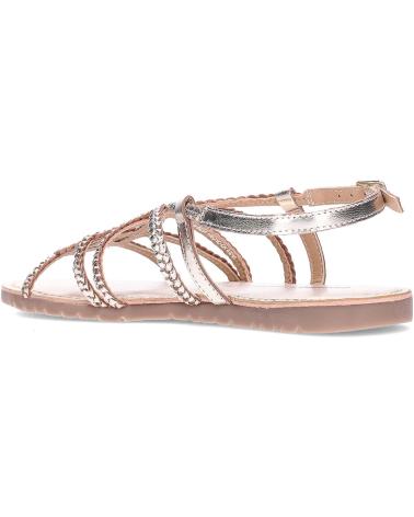 Sandalias-De-Mujer-GIOSEPPO-SANDALIAS-PLANAS-DE-PIEL-CON-TRENZADO-PLATINO