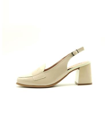 Zapatos de tacón per Donna PITILLOS DESTALONADO 10491 PIEDRA - CREMA