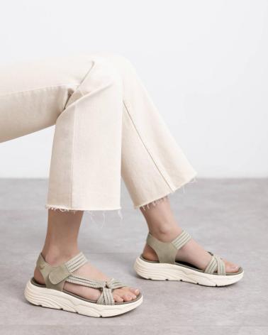 Sandali per Donna XTI 144101 KAKI