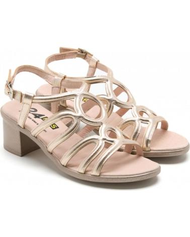 24 HORAS LEDER-SANDALETTE MIT ABSATZ 26510 JASMIN MIT RIEMEN UND RINGEN JAZMIN