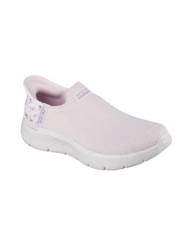 Trainers-De-Mujer-SKECHERS-SNEAKERS-MUJER-SLIP-INS-GO-WALK-FLEX-ROSA