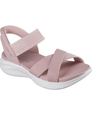 Sandálias-esportivas-femininas-SKECHERS-SANDALIAS-PLANAS-MUJER-119975-ROSA