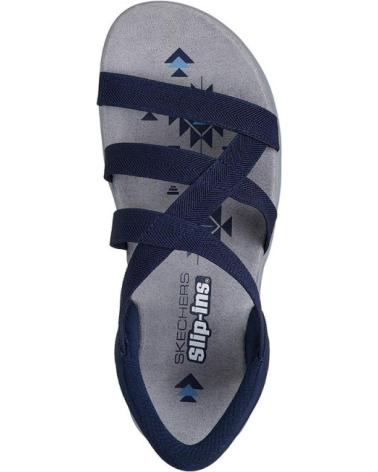 Sandálias-De-Mujer-SKECHERS-SANDALIAS-PLANAS-MUJER-163460-MARINO-AZUL