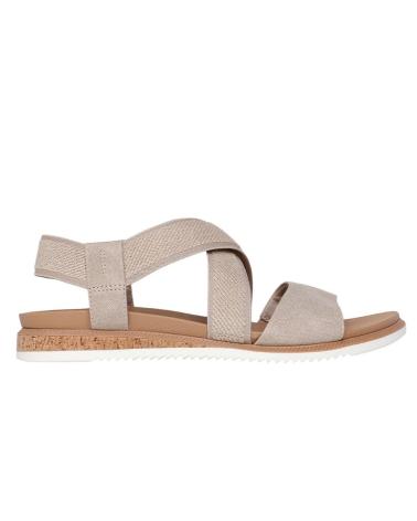 Sandálias-De-Mujer-SKECHERS-SANDALIAS-PLANAS-MUJER-114705-TAUPE-MARRóN