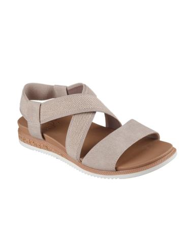 Sandálias-De-Mujer-SKECHERS-SANDALIAS-PLANAS-MUJER-114705-TAUPE-MARRóN