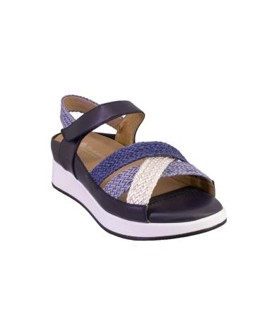 Sandalen für Damen PIESANTO 250425 SANDALIAS DE MUJER PIEL AZUL MARINO