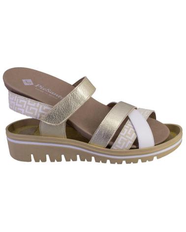 Sandalen für Damen PIESANTO 250784 SANDALIAS DE MUJER PIEL BEIGE