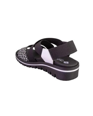 Sandales pour Femme PIESANTO 250787 SANDALIAS DE MUJER PIEL NEGRO