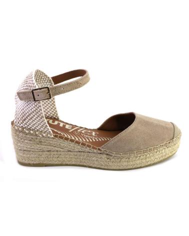 Sandalias de Mujer VIGUERA 2218VITELO ALPARGATAS DE MUJER ANTE SERRAJE ARENA