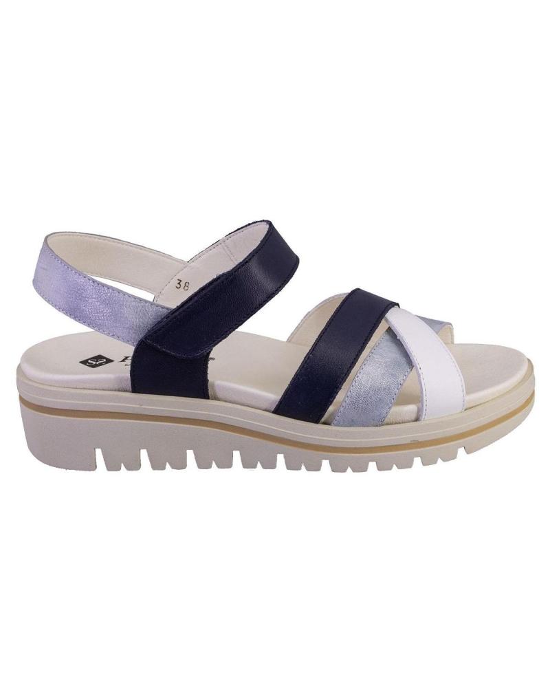 Sandali per Donna PIESANTO 250784 SANDALIAS DE MUJER PIEL AZUL MARINO