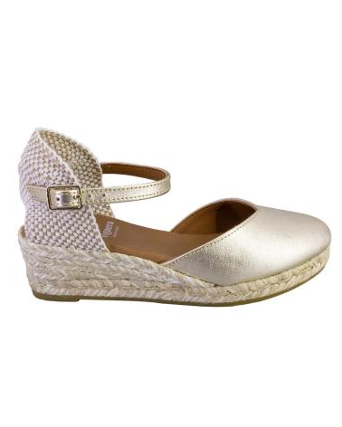 Sandalen für Damen VIGUERA 1809ELISTA ALPARGATAS DE MUJER PIEL ORO