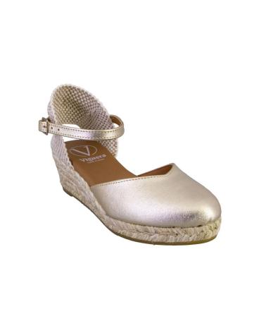 Sandalen für Damen VIGUERA 1809ELISTA ALPARGATAS DE MUJER PIEL ORO