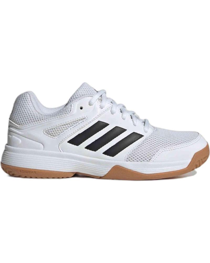 girl and boy Trainers ADIDAS ZAPATILLAS SPEEDCOURT KIDS BALONMANO-VOLEY UNISEX BLANCO